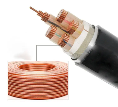Miedziany kabel zasilający niskiego napięcia z izolacją PVC XLPE